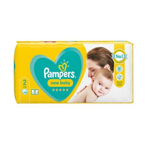 Pampers New Baby Diaper Size 2 (4-8 kg) - 46pcs
