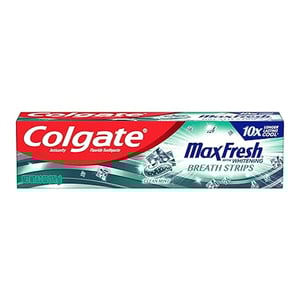 Colgate MaxFresh Whitening With Breath Strips Clean Mint Toothpaste 178g  •
