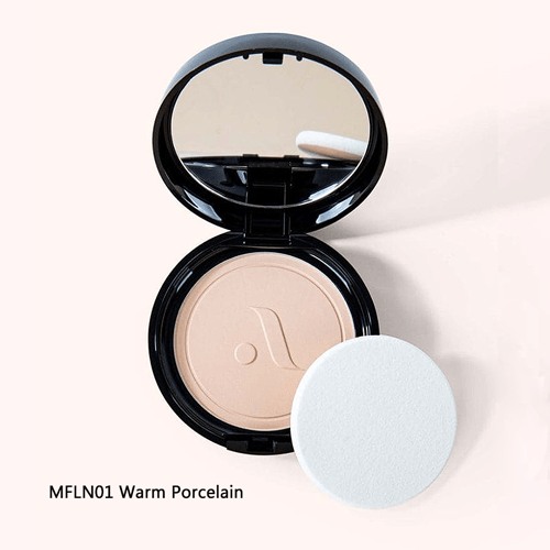 Absolute Locked-In Silky Matte Finish Medium Coverage Smoothing Powder Foundation - MFLN01 Warm Porcelain