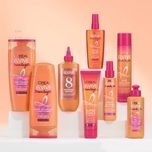 L'Oreal Paris Elvive Dream Lengths No Haircut Cream Leave-In Conditioner For Long & Damaged Hair 200ml •