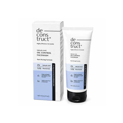 Deconstruct Salicylic Acid Oil Control Face Wash 100ml •