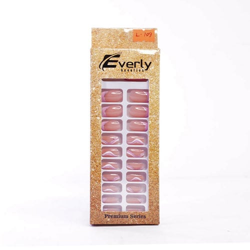 Everly Natural Fake Nails 24pcs - L109