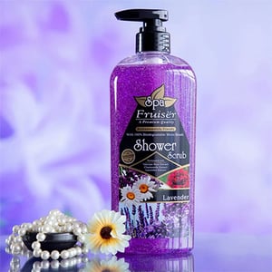 Fruiser Lavender Shower Scrub 730ml •