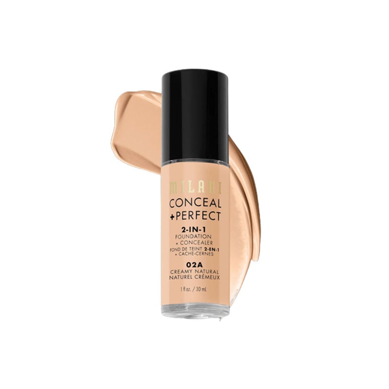 Milani Conceal + Perfect 2 In 1 Foundation + Concealer 30ml - 02A Creamy Natural