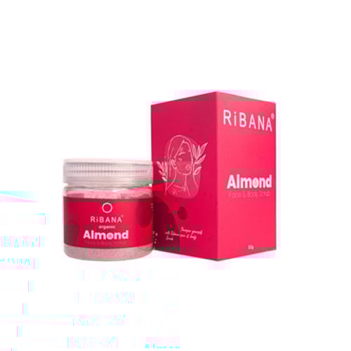 Ribana Almond Face & Body Scrub 50g •