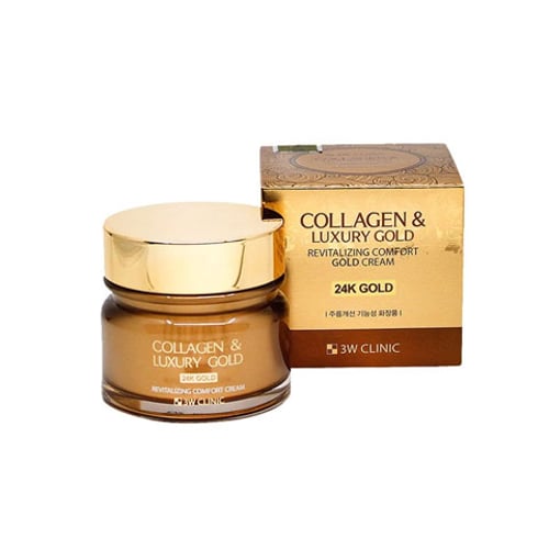 3W Clinic Collagen & Luxury Gold Cream 100g•