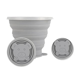 Folding Travel Mug - Gray