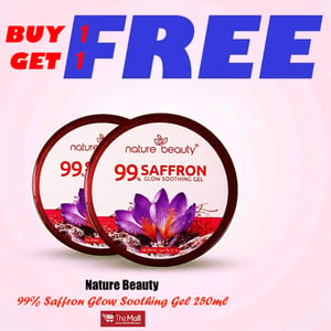 Nature Beauty 99% Saffron Glow Soothing Gel 250ml (Buy 1 Get 1 Free)