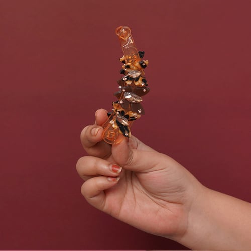 Premium Look Butterfly Hair Clip - Golden