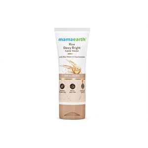 Mamaearth Rice Face Wash for Glass Skin With Rice Water & Niacinamide 100ml •