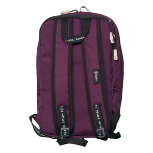 Stripelnc Exclusive Travel Backpack - Magenta With Black Border