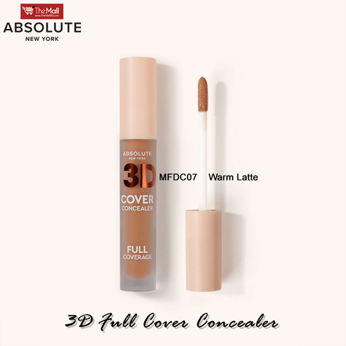 Absolute New York 3D Full Cover Concealer 5.5ml - MFDC07 Warm Latte