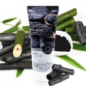 3W Clinic Charcoal Cleansing Foam 100ml•