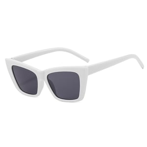 New Cat Eye Anti UV Sunglasses - White