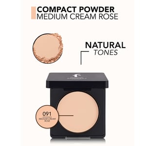 Flormar Compact Powder 11g - 091 Medium Cream Rose
