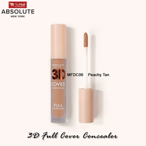 Absolute New York 3D Full Cover Concealer 5.5ml - MFDC06 Peachy Tan