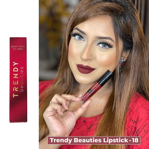 Trendy Beauties Waterproof Liquid Matte Lipstick - 18