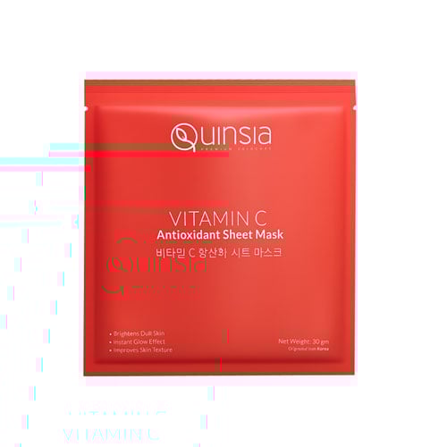 Quinsia Vitamin C Antioxidant Sheet Mask 30g
