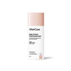 WishCare Daily Fluid Tinted Sunscreen 50ml SPF50 PA++++ L101 •