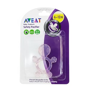 Aveat Tortoise Shape Baby Teether (6-12m) - Pink