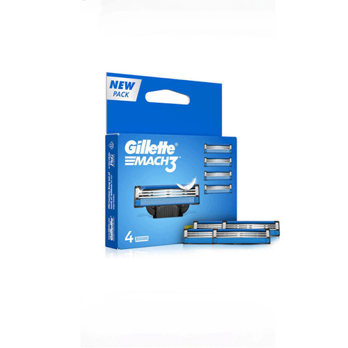 Gillette Mach3 Razor Blade Refills 4pcs  •