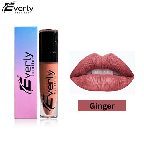 Everly Beauties Matte Liquid Lipstick - Ginger