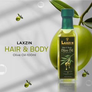 Laxzin Hair & Body Olive Oil 100ml