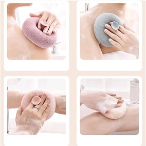 Exfoliating Sponge Shower Loofah - Light Peach