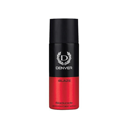 Denver Black Code Deodorant Body Spray 150ml - Blaze •