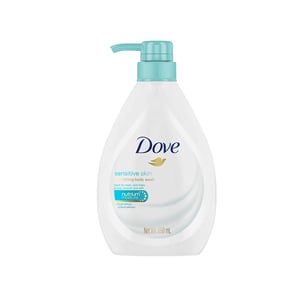 Dove Sensitive Skin Nourishing Body Wash 550ml •