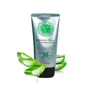 3W Clinic Intensive Aloe Sunblock Cream 70ml - SPF50 PA+++ •