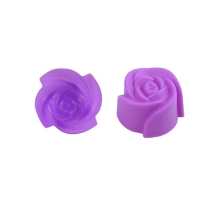 Rose Shape Cup-Cake Baking Silicon Cup - Lavender