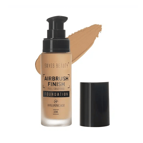 Swiss Beauty Airbrush Finish Full Coverage Foundation 30ml - 3 Nude Beige