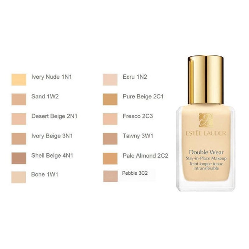 Estee Lauder Double Wear Stay in Place Makeup SPF 10 30ml - 2C0 Cool Vanilla