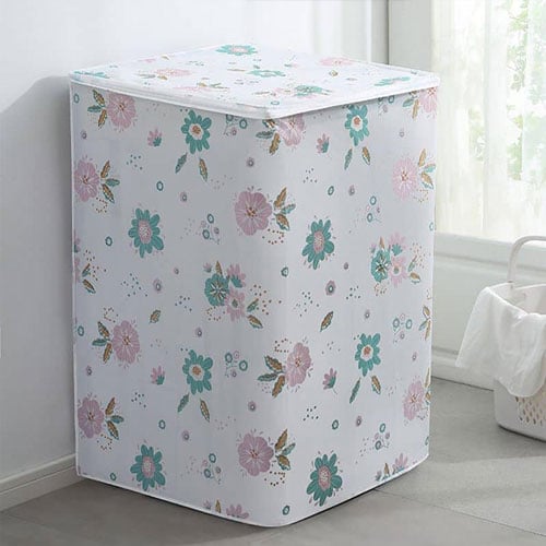 Yalijin Washing Machine Cover - White Floral