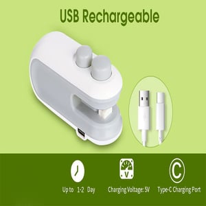 2 In 1 Portable Sealing With Cutter Machine - Blue