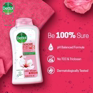 Dettol Skincare Long Lasting Moisture Bodywash 250ml (Free Loofah)