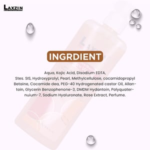 Laxzin 1% Kojic Acid Brightening Body Wash 280ml