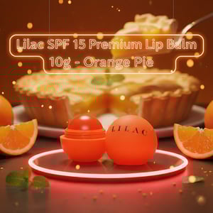 Lilac SPF 15 Premium Lip Balm 10g - Orange Pie