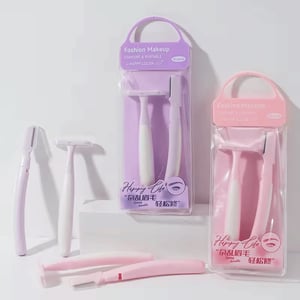 LMLTOP Women Harrow Knife And Razor Set 2pcs - Purple