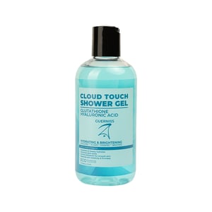 Guerniss Raw Cloud Touch Shower Gel 250ml With Guerniss Raw Glutathione Niacinamide Body & Face Scrub 200ml Combo