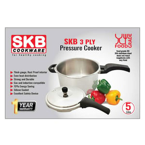 SKB 3-PLY Pressure Cooker Long Handle 5L