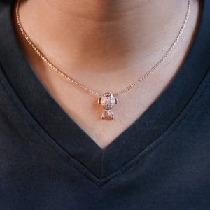 Fashionable Titanium Steel Colorfast Necklace - D