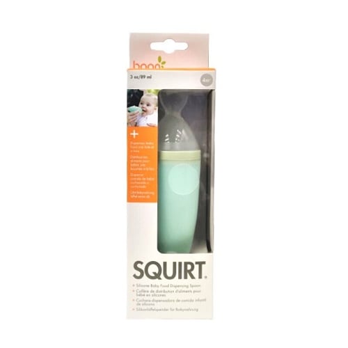 Boon Squirt Silicone Baby Food Dispensing Spoon 89ml - Mint