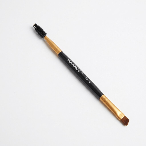 Maange Double Headed Multi-Functional Makeup Brush - Black
