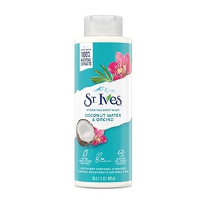 St. Ives Coconut Water & Orchid Hydrating Body Wash 473ml •