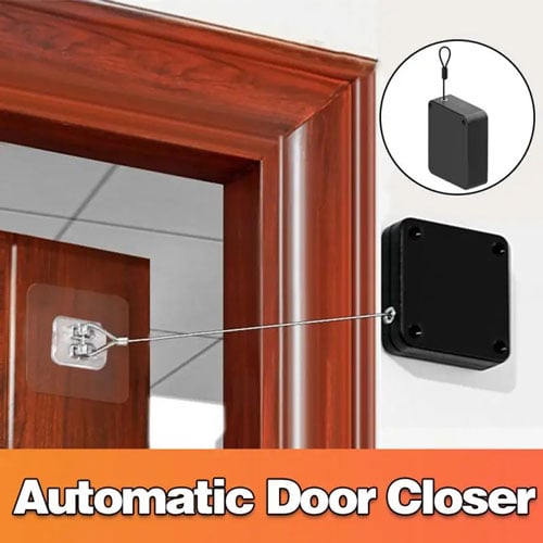 Automatic Door Closer - Black
