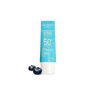 Dot & Key Blueberry Hydrate Barrier Repair Sunscreen SPF 50+ with Hyaluronic and Ceramides PA+++ 80g•