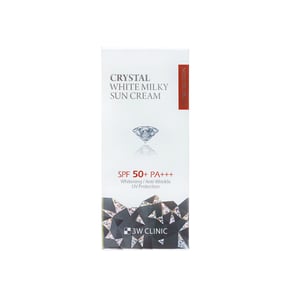3W Clinic Crystal White Milky Sun Cream 50ml SPF 50+ PA+++ •