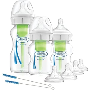 Dr. Brown's Options+ Anti-Colic Baby Bottle Wide Neck Deluxe Starter kit (7983)